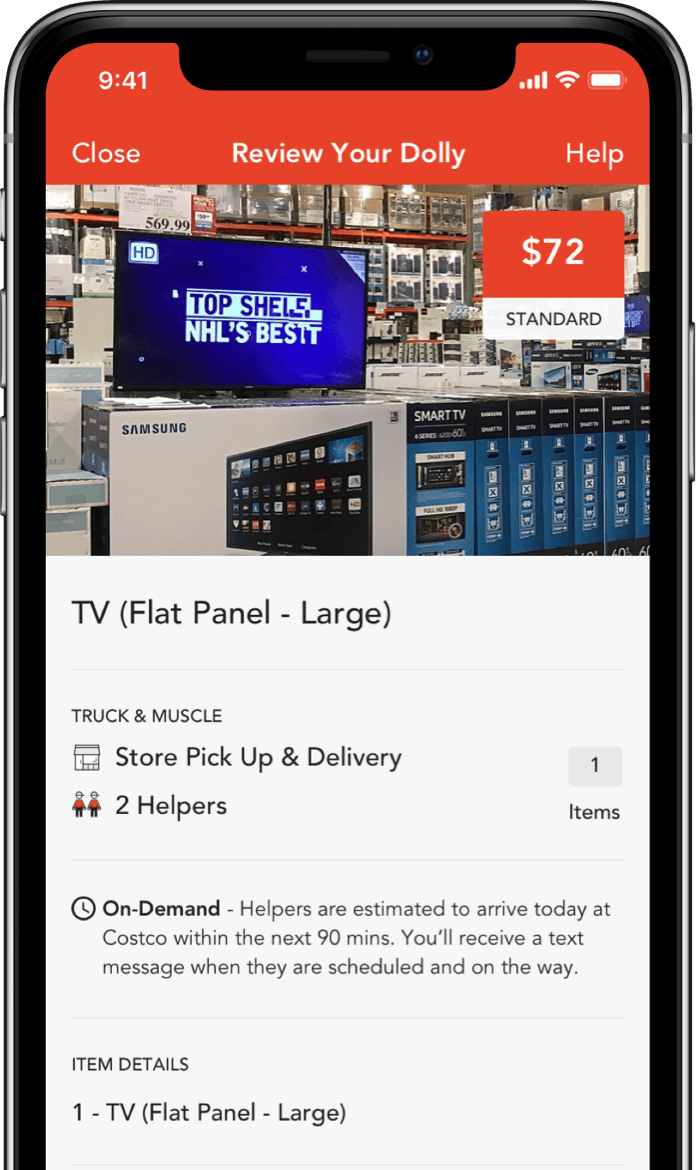 Easy retail delivery for your store customers Dolly